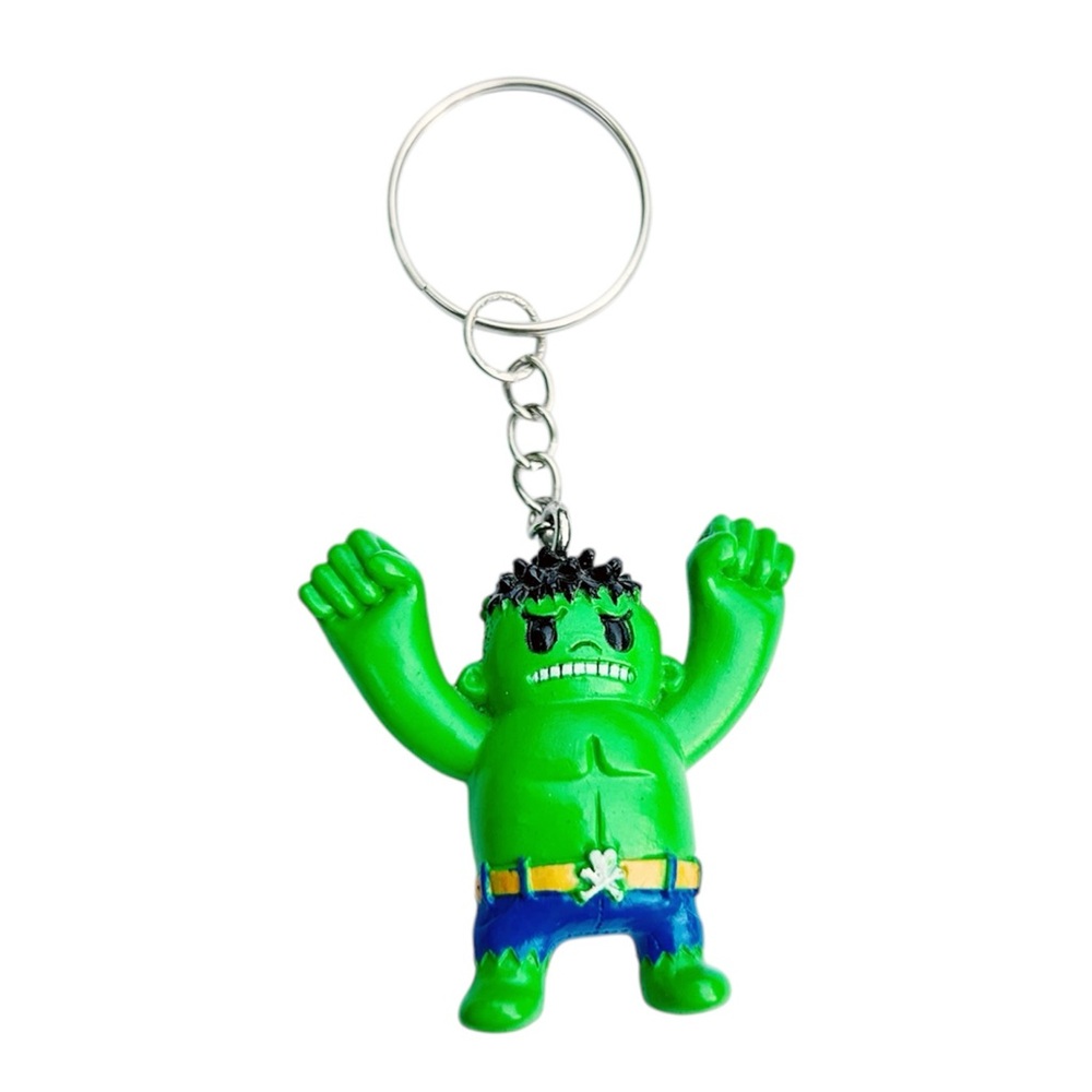 Tokidoki Marvel The Hulk Green Superhero Keychain, Bag Charm, Backpack Dangler